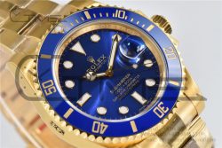 Submariner 116618 LB Blue Ceramic YG Plated 904L Steel VSF 1:1 Best Edition VS3135 - Image 4