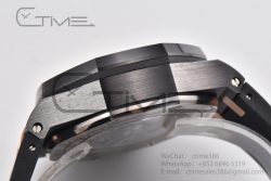 Royal Oak Offshore 26405 44mm Real Ceramic RSF 1:1 Best Edition Black Dial RG Markers on Rubber Strap A3126 - Image 18