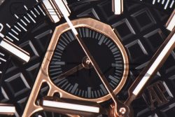 Royal Oak Offshore 26405 44mm Real Ceramic RSF 1:1 Best Edition Black Dial RG Markers on Rubber Strap A3126 - Image 14
