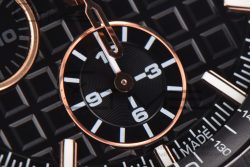 Royal Oak Offshore 26405 44mm Real Ceramic RSF 1:1 Best Edition Black Dial RG Markers on Rubber Strap A3126 - Image 12