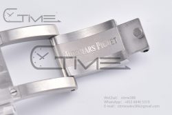 Royal Oak 41mm 15500 SS APSF 1:1 Best Edition White Textured Dial on SS Bracelet A4302 Super Clone - Image 19