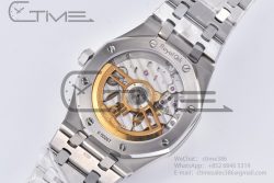 Royal Oak 41mm 15500 SS APSF 1:1 Best Edition White Textured Dial on SS Bracelet A4302 Super Clone - Image 21