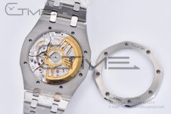 Royal Oak 41mm 15500 SS APSF 1:1 Best Edition White Textured Dial on SS Bracelet A4302 Super Clone - Image 25