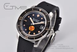 Fifty Fathoms 5008D No Rad SS 1:1 GSF Best Edition Black Dial on Black Rubber Strap A1151 - Image 2