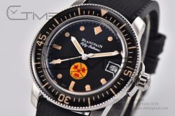 Fifty Fathoms 5008D No Rad SS 1:1 GSF Best Edition Black Dial on Black Rubber Strap A1151 - Image 7