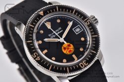 Fifty Fathoms 5008D No Rad SS 1:1 GSF Best Edition Black Dial on Black Rubber Strap A1151 - Image 8