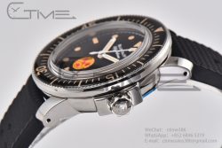 Fifty Fathoms 5008D No Rad SS 1:1 GSF Best Edition Black Dial on Black Rubber Strap A1151 - Image 9