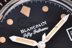 Fifty Fathoms 5008D No Rad SS 1:1 GSF Best Edition Black Dial on Black Rubber Strap A1151 - Image 11