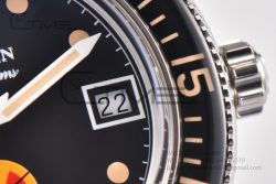 Fifty Fathoms 5008D No Rad SS 1:1 GSF Best Edition Black Dial on Black Rubber Strap A1151 - Image 12