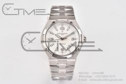 Overseas  47040 SS MKF 1:1 Best Edition White Textured Dial on SS Bracelet MIYOTA9015 - Image 3