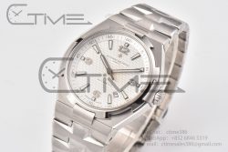 Overseas  47040 SS MKF 1:1 Best Edition White Textured Dial on SS Bracelet MIYOTA9015 - Image 2