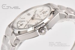 Overseas  47040 SS MKF 1:1 Best Edition White Textured Dial on SS Bracelet MIYOTA9015 - Image 6