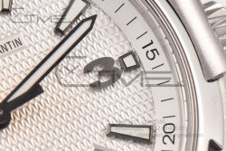 Overseas  47040 SS MKF 1:1 Best Edition White Textured Dial on SS Bracelet MIYOTA9015 - Image 9