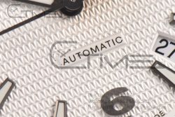 Overseas  47040 SS MKF 1:1 Best Edition White Textured Dial on SS Bracelet MIYOTA9015 - Image 10