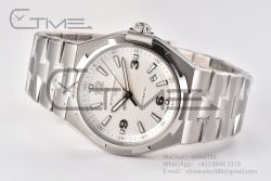 Overseas  47040 SS MKF 1:1 Best Edition White Textured Dial on SS Bracelet MIYOTA9015 - Image 13