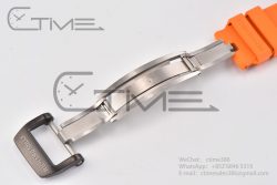 RM12-01 Real Tourbillon RMF Best Edition Skeleton Dial on Orange Rubber Strap - Image 18