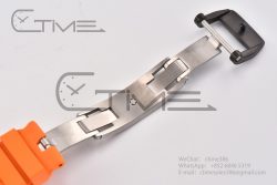 RM12-01 Real Tourbillon RMF Best Edition Skeleton Dial on Orange Rubber Strap - Image 20