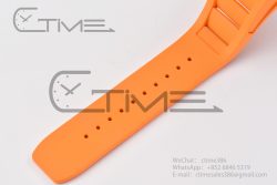 RM12-01 Real Tourbillon RMF Best Edition Skeleton Dial on Orange Rubber Strap - Image 21