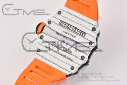 RM12-01 Real Tourbillon RMF Best Edition Skeleton Dial on Orange Rubber Strap - Image 24