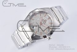 Constellation 39mm SS ORF 1:1 Best Edition SS Embossed Grey Dial on SS Bracelet A8800 - Image 4
