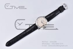 Calatrava 5227 SS 3KF 1:1 Best Edition White Dial on Brown Leather Strap A324 Super Clone V2 - Image 4