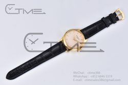 Calatrava 5227R SS 3KF 1:1 Best Edition White Dial on Brown Leather Strap A324 Super Clone V2 - Image 4