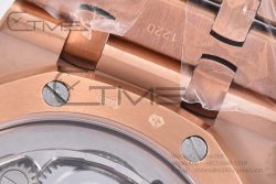 Royal Oak 2018 SIHH RG Tourbillon R8F Green Sunburst Tapisserie Dial on RG Bracelet Flying Tourb - Image 25