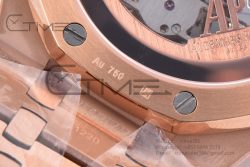Royal Oak 2018 SIHH RG Tourbillon R8F Green Sunburst Tapisserie Dial on RG Bracelet Flying Tourb - Image 26