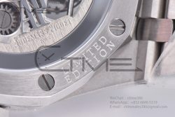 Royal Oak 2018 SIHH SS Tourbillon R8F Graduated Dark Blue Sunburst Tapisserie Dial on SS Bracelet Flying Tourb - Image 24