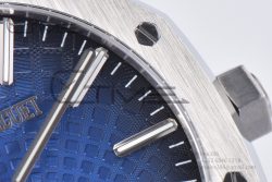Royal Oak 2018 SIHH SS Tourbillon R8F Graduated Dark Blue Sunburst Tapisserie Dial on SS Bracelet Flying Tourb - Image 10