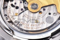 Calatrava 5227 SS 3KF 1:1 Best Edition White Dial on Brown Leather Strap A324 Super Clone V2 - Image 15