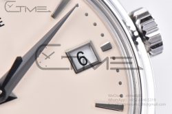 Calatrava 5227 SS 3KF 1:1 Best Edition White Dial on Brown Leather Strap A324 Super Clone V2 - Image 10
