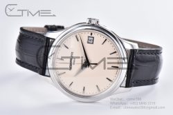 Calatrava 5227 SS 3KF 1:1 Best Edition White Dial on Brown Leather Strap A324 Super Clone V2 - Image 8