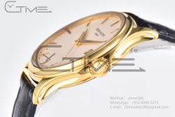 Calatrava 5227R SS 3KF 1:1 Best Edition White Dial on Brown Leather Strap A324 Super Clone V2 - Image 6
