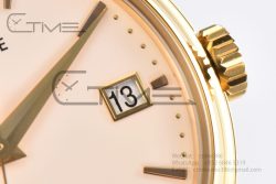 Calatrava 5227R SS 3KF 1:1 Best Edition White Dial on Brown Leather Strap A324 Super Clone V2 - Image 9