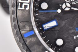 Submariner 40mm DIW VSF 1:1 Best Edition Forged Carbon Blue Element on Nylon Strap VS3135 - Image 8