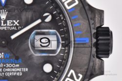 Submariner 40mm DIW VSF 1:1 Best Edition Forged Carbon Blue Element on Nylon Strap VS3135 - Image 11