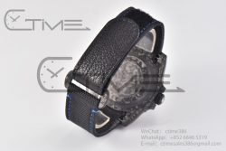 Submariner 40mm DIW VSF 1:1 Best Edition Forged Carbon Blue Element on Nylon Strap VS3135 - Image 16