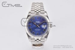 DateJust 41 126334 Clean 1:1 Best Edition 904L Steel Blue Roman Dial on Jubilee Bracelet VR3235 - Image 3