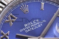 DateJust 41 126334 Clean 1:1 Best Edition 904L Steel Blue Roman Dial on Jubilee Bracelet VR3235 - Image 12