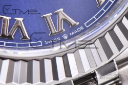 DateJust 41 126334 Clean 1:1 Best Edition 904L Steel Blue Roman Dial on Jubilee Bracelet VR3235 - Image 10
