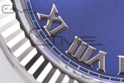 DateJust 41 126334 Clean 1:1 Best Edition 904L Steel Blue Roman Dial on Jubilee Bracelet VR3235 - Image 9
