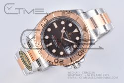 Yacht-Master 126621 SS/RG Clean Factory 904L Steel Brown Dial on SS/RG Bracelet VR3235 - Image 17
