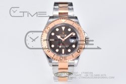 Yacht-Master 126621 SS/RG Clean Factory 904L Steel Brown Dial on SS/RG Bracelet VR3235 - Image 3