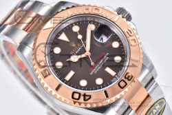 Yacht-Master 126621 SS/RG Clean Factory 904L Steel Brown Dial on SS/RG Bracelet VR3235 - Image 7