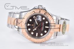 Yacht-Master 126621 SS/RG Clean Factory 904L Steel Brown Dial on SS/RG Bracelet VR3235 - Image 16