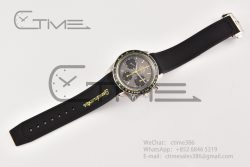 Speedmaster Racing Master SS HRF Maker Gray/Black Dial on Black Rubber Strap A7750 - Image 4