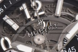Hublot Big Bang Unico White Ceramic ZF 1:1 Best Edition Skeleton Dial on White Rubber Strap A1280 - Image 7