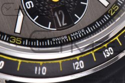 Speedmaster Racing Master SS HRF Maker Gray/Black Dial on Black Rubber Strap A7750 - Image 11