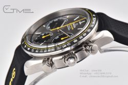 Speedmaster Racing Master SS HRF Maker Gray/Black Dial on Black Rubber Strap A7750 - Image 12